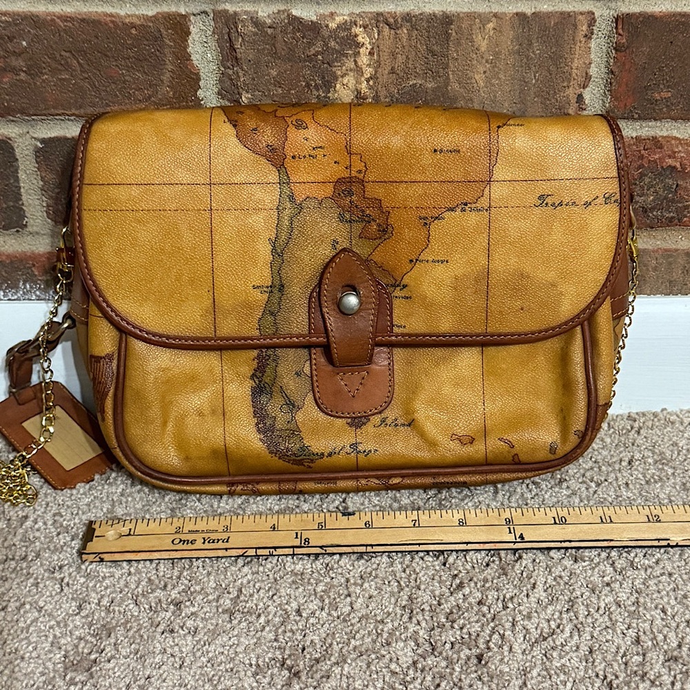 Vintage Geo Map Bag